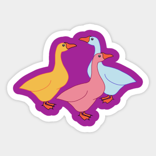 Geese Sticker